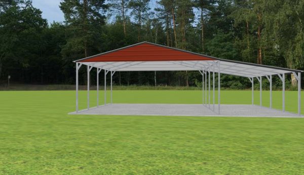 2 Car Carport 24 x 20 x 9 - Image 3