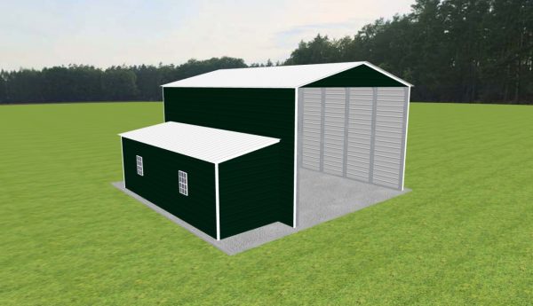 Carport with Storage 22 x 30 x 15