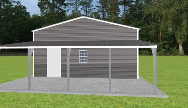 Garage with Lean To 22 x 40 x 10 - Image 3