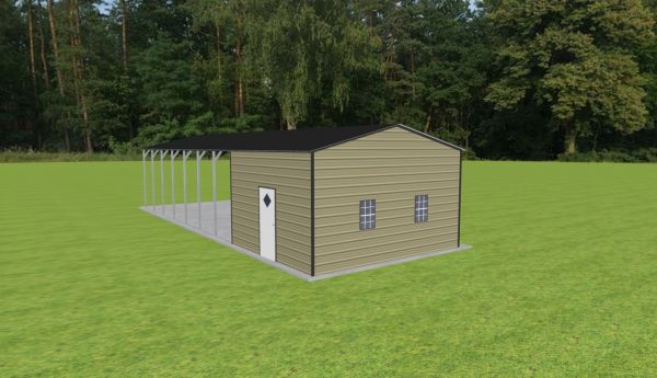 Carport with Storage 18 x 50 x 10 - Image 3