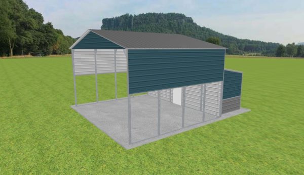 Carport with Storage 24 x 20 x 13