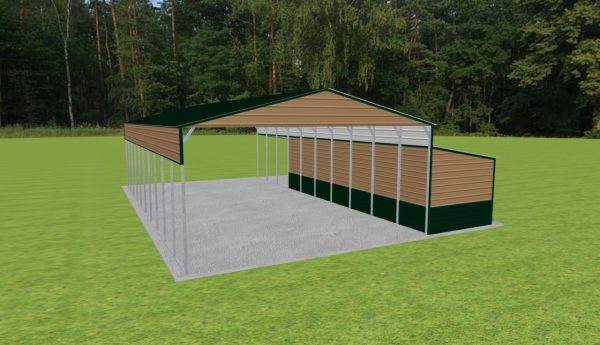 Carport with Storage 26 x 50 x 12 - Image 5