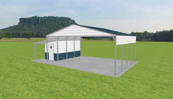 Carport with Storage 26 x 20 x 10 - Image 3