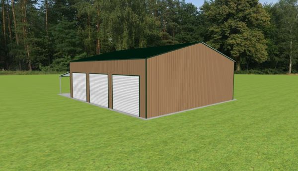 Garage with Lean To 42 x 45 x 14 - Image 3