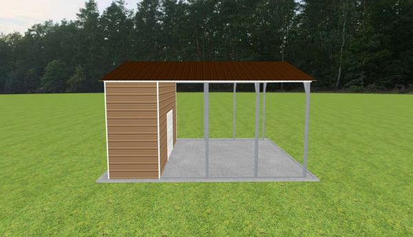 Carport with Storage 20 x 20 x 10 - Image 4