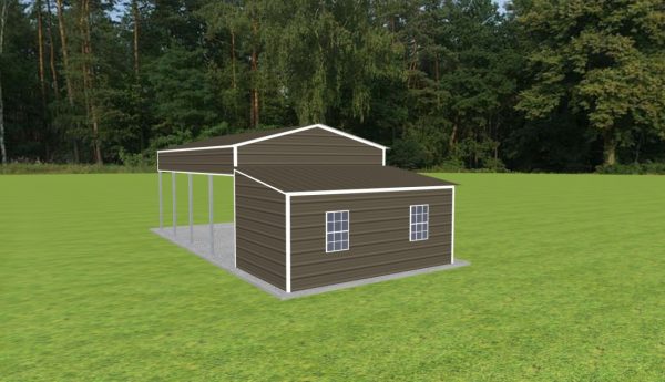 Carport with Storage 14 x 22 x 9 - Image 2