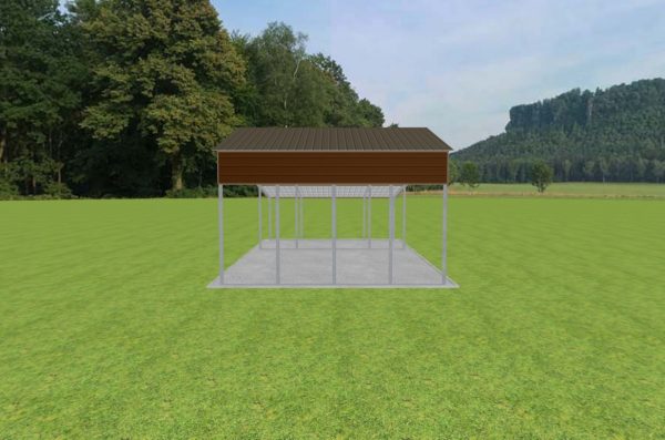 3 Car Carport 26 x 20 x 12 - Image 4