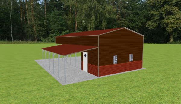 Carport with Storage 20 x 40 x 12 - Image 2