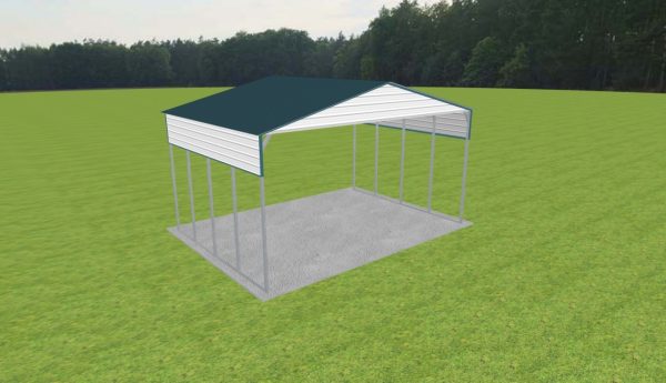 3 Car Carport 28 x 20 x 14