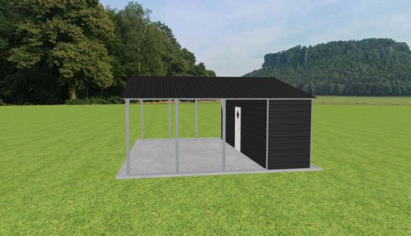 Carport with Storage 24 x 20 x 8 - Image 4