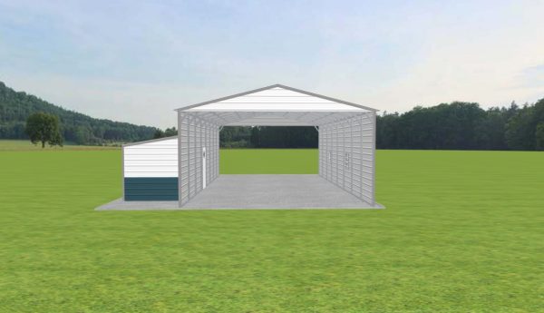 Carport with Storage 22 x 40 x 11 - Image 2