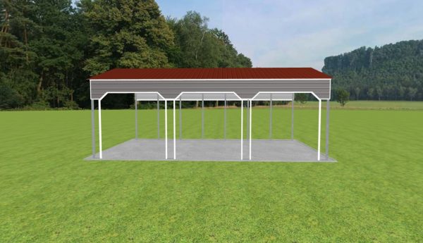 3 Car Carport 22 x 35 x 12 - Image 5