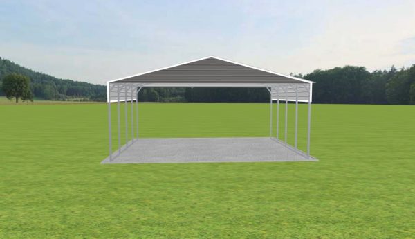 3 Car Carport 28 x 20 x 11 - Image 2