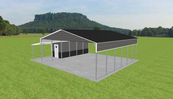 Carport with Storage 28 x 30 x 10 - Image 4