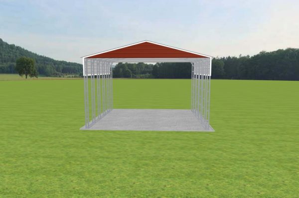 3 Car Carport 26 x 25 x 15 - Image 2