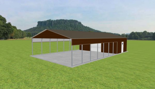 Carport with Storage 28 x 50 x 9