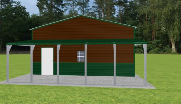 Garage with Lean To 24 x 40 x 11 - Image 2