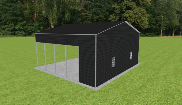 Carport with Storage 28 x 25 x 12 - Image 3