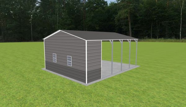 Carport with Storage 20 x 25 x 10 - Image 5