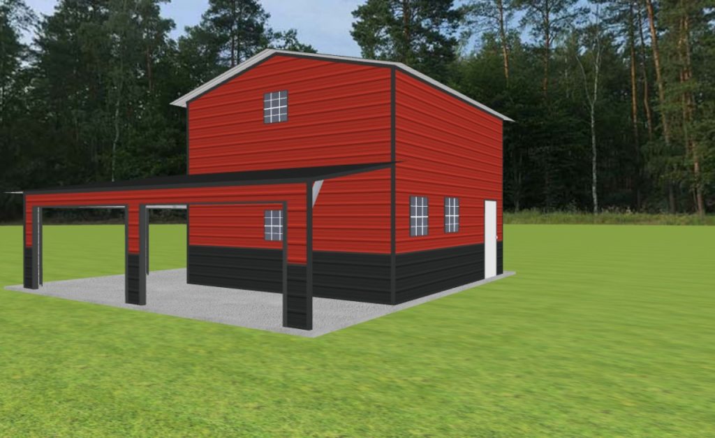 14x19 Building Custom Barn 18 x 20 x 14 - Ascential Metal Buildings