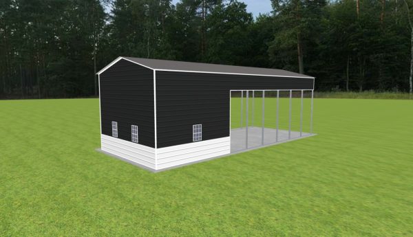 Carport with Storage 18 x 45 x 14 - Image 4