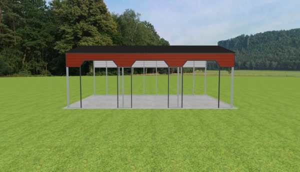 3 Car Carport 28 x 45 x 15 - Image 2