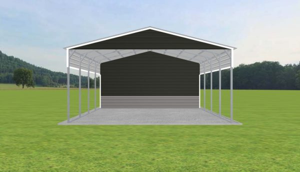 Carport with Storage 24 x 25 x 11 - Image 2