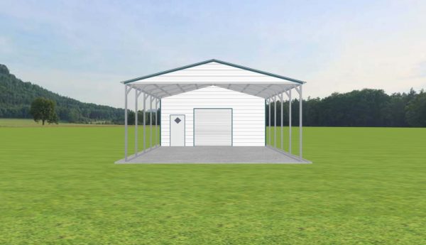 Carport with Storage 22 x 50 x 10 - Image 3