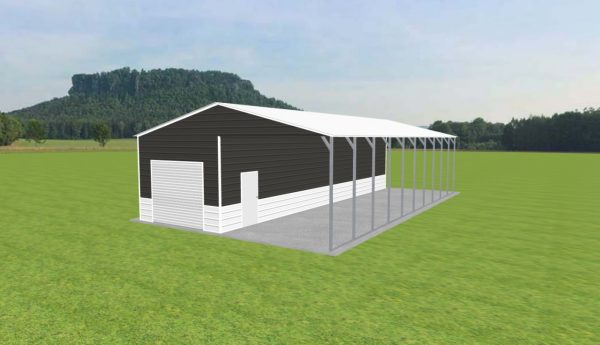 Carport with Storage 28 x 50 x 11