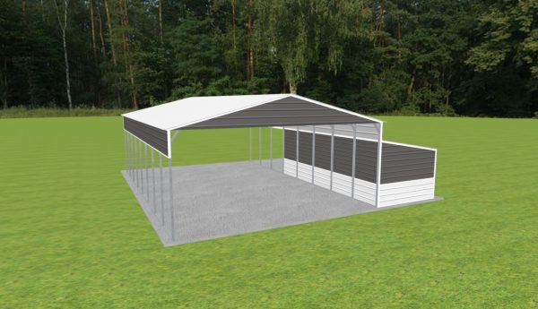 Carport with Storage 26 x 40 x 11 - Image 5