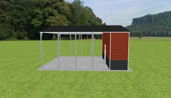 Carport with Storage 22 x 25 x 11 - Image 5