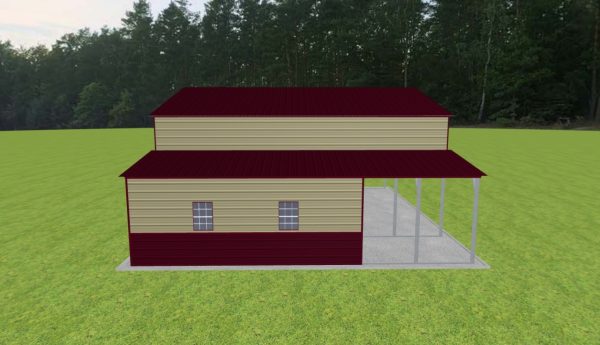 Carport with Storage 28 x 30 x 13 - Image 3