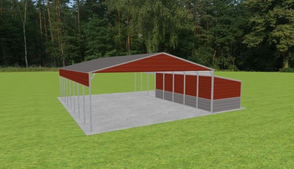 Carport with Storage 28 x 40 x 10 - Image 5