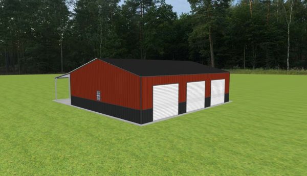 Garage with Lean To 32 x 40 x 10