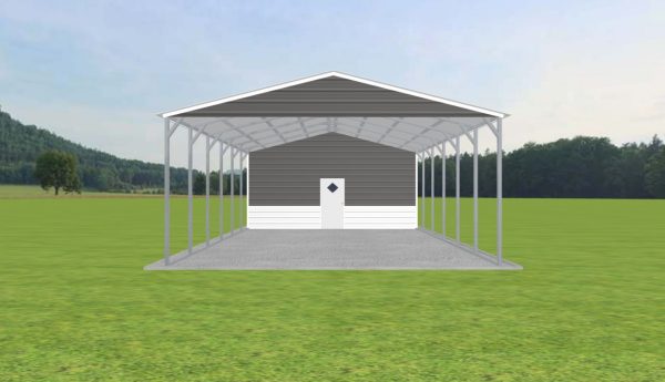 Carport with Storage 22 x 40 x 10 - Image 2