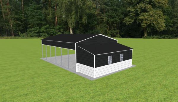 Carport with Storage 22 x 30 x 10 - Image 2