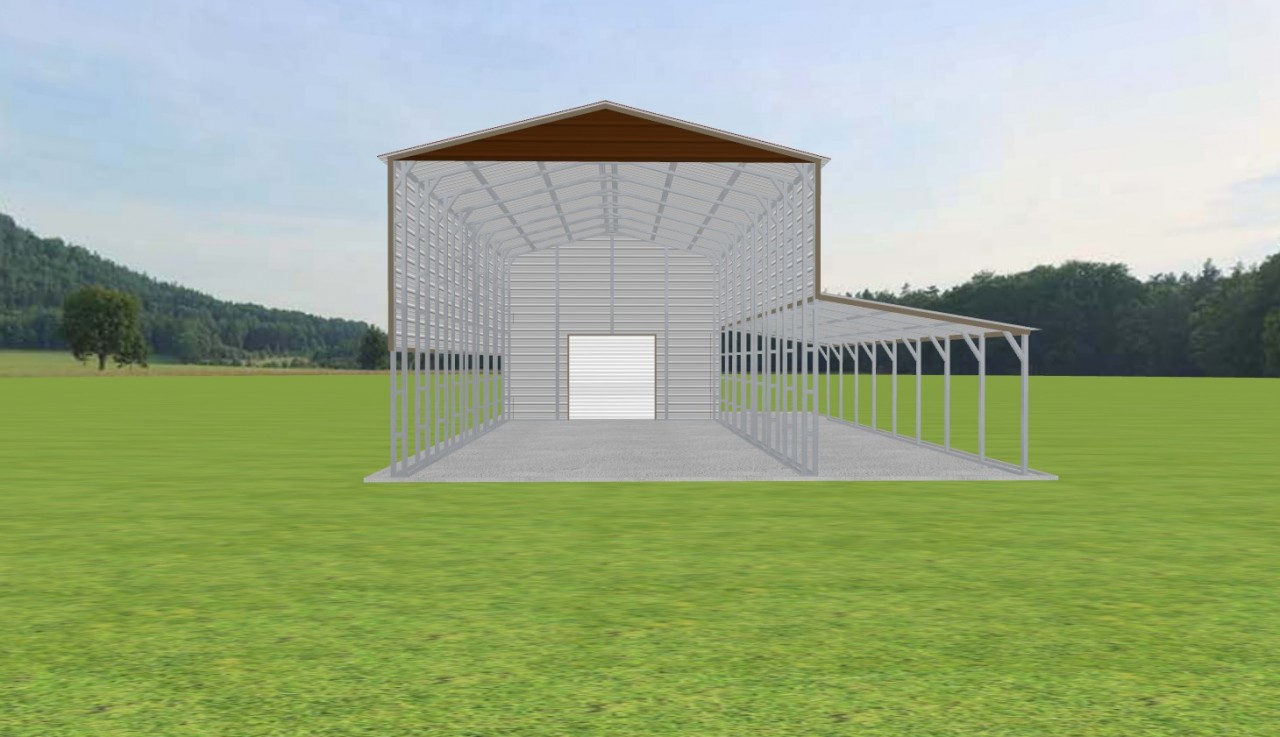 Carport With Storage 20 X 40 X 15 3 Carport with Storage 20 x 40 x 15 - Image 3