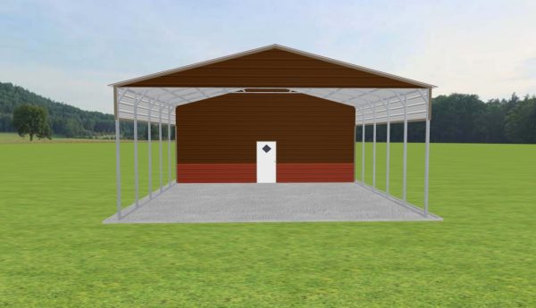 Carport with Storage 28 x 35 x 12 - Image 2