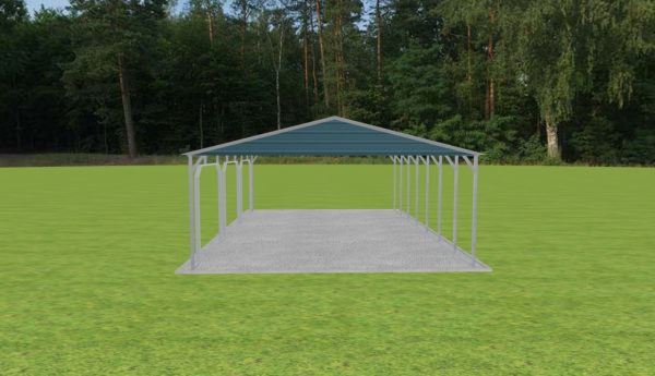 3 Car Carport 22 x 35 x 9 - Image 4