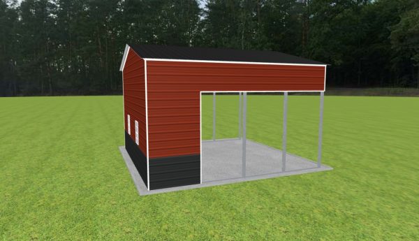 Carport with Storage 20 x 20 x 12 - Image 5