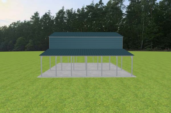 3 Car Carport 26 x 30 x 14 - Image 4