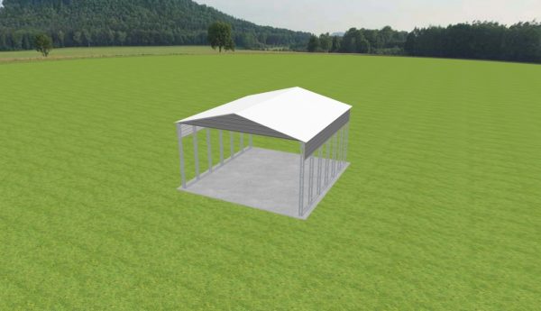 3 Car Carport 28 x 30 x 15 - Image 4