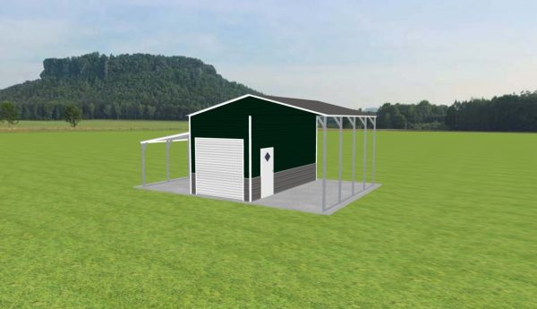 Carport with Storage 20 x 20 x 11 - Image 2