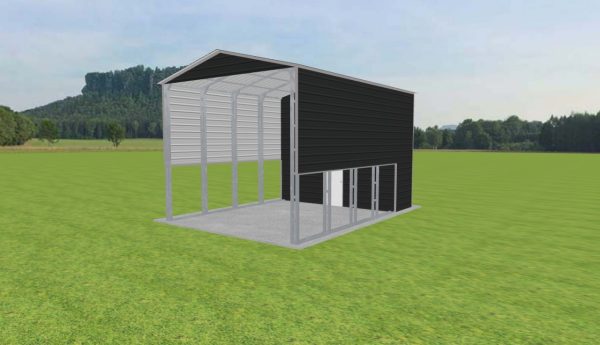 Carport with Storage 18 x 25 x 15 - Image 4