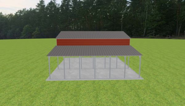 2 Car Carport 24 x 30 x 13 - Image 4