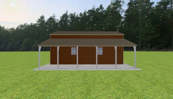 Carport with Storage 20 x 24 x 10 - Image 4