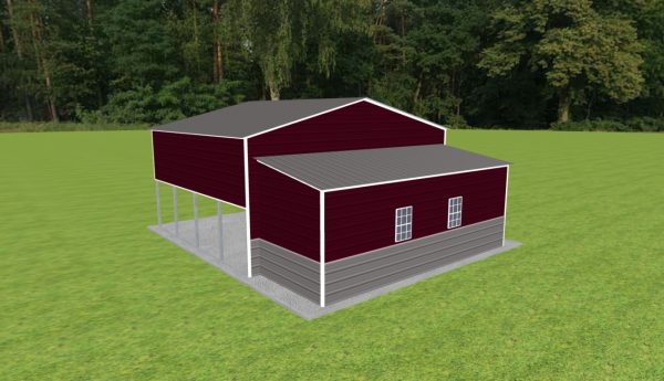 Carport with Storage 24 x 20 x 11 - Image 2