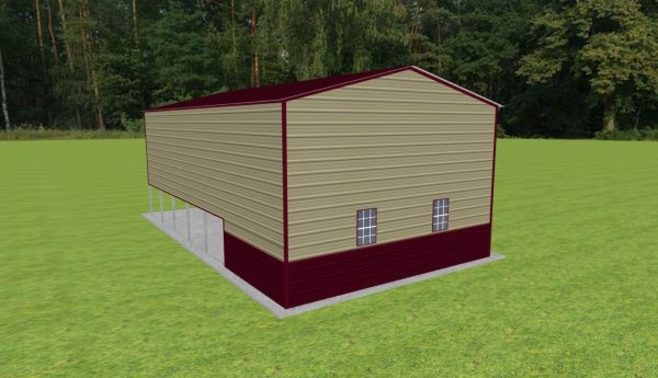 Carport with Storage 20 x 35 x 13 - Image 2