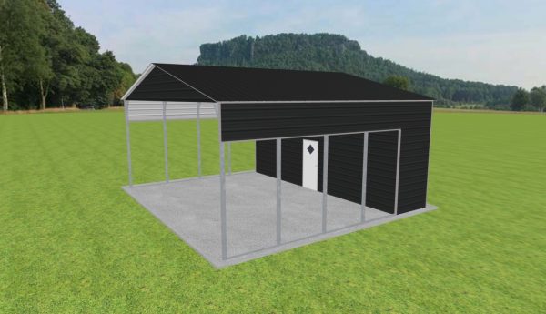 Carport with Storage 28 x 25 x 12