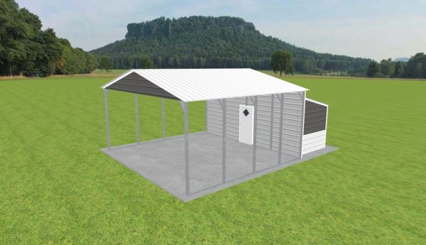 Carport with Storage 22 x 20 x 10